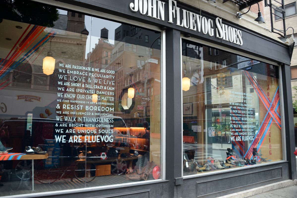 13 Shop Window For John Fluevog Shoes At 250 Mulberry St In Nolita New York City